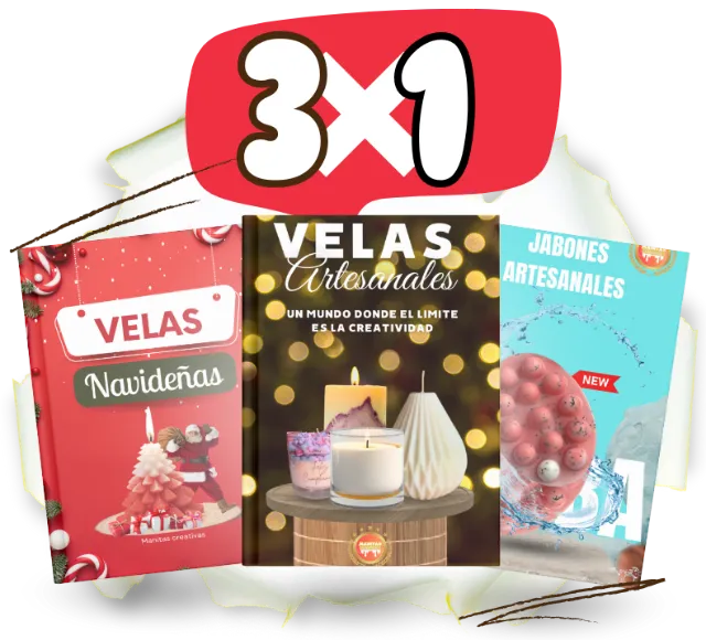 Programas del curso: velas artesanales, velas navideñas y jabones artesanales